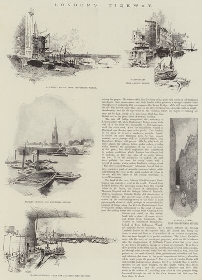 ロンドンのタイドウェイ 作： Charles Auguste Loye